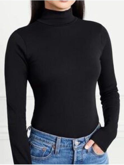 Hill House Turtleneck Long Sleeve Basic Bodysuit Super Soft